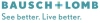Bausch + Lomb's logo'