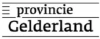 Provincie Gelderland's logo'