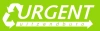 Urgent Uitzendburo's logo'