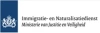 Immigratie- en Naturalisatiedienst's logo'
